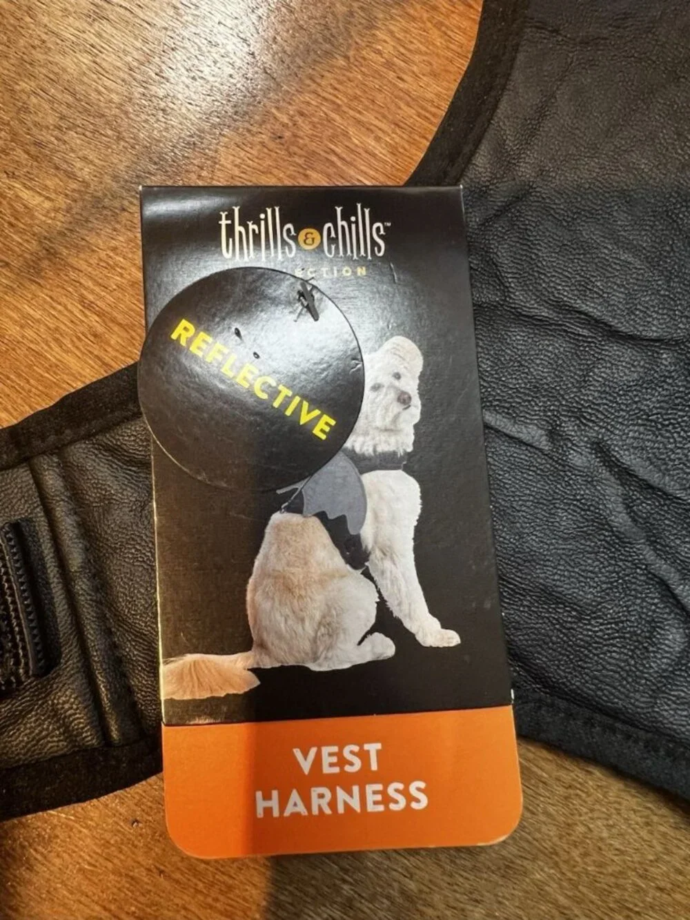 Thrills & Chills Dog Halloween Costume Size XL Bat Wing Harness Reflective NWT